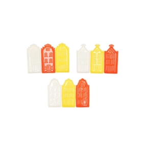 A'dam Dutch Orange Mix Plate Ass 7x2x13cm