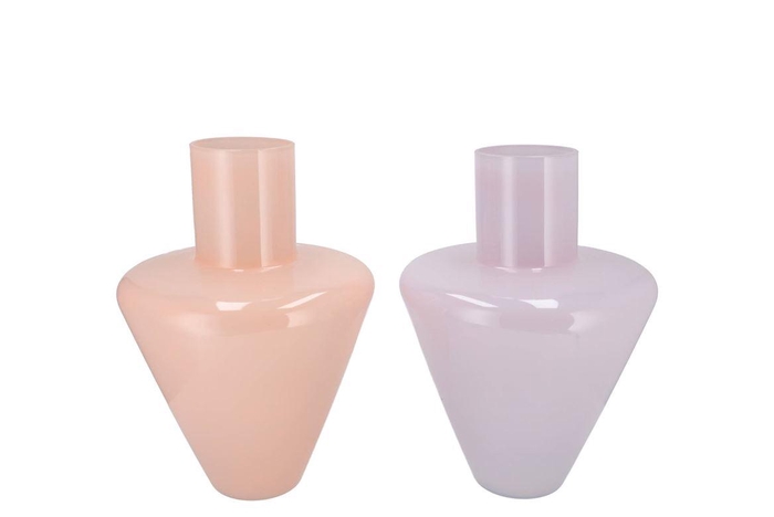 <h4>Beau Pink Arrow Vase Ass 22x22x30cm</h4>