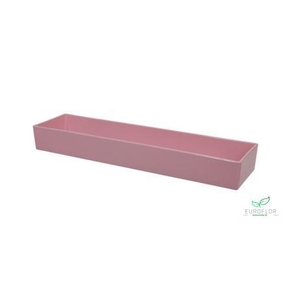 PLASTIC TRAY PINK 42X10,5X5CM