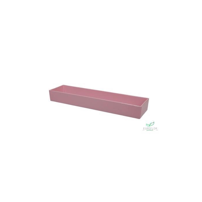 <h4>PLASTIC TRAY PINK 42X10,5X5CM</h4>
