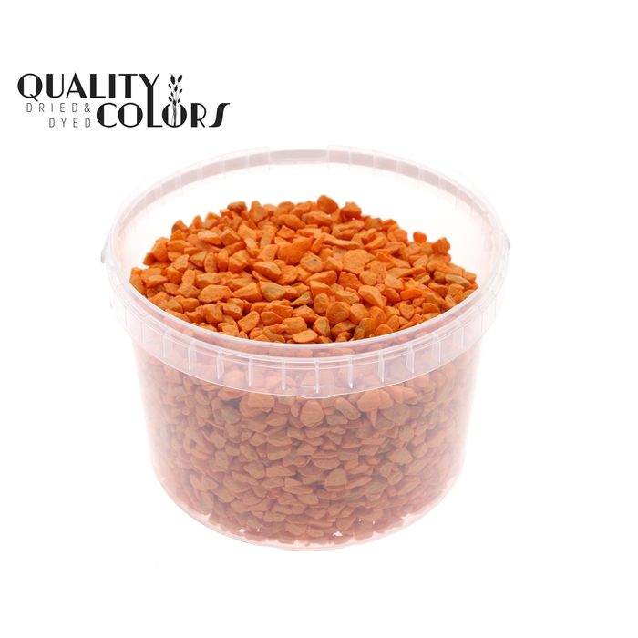 <h4>Rocks 3 ltr bucket Orange</h4>