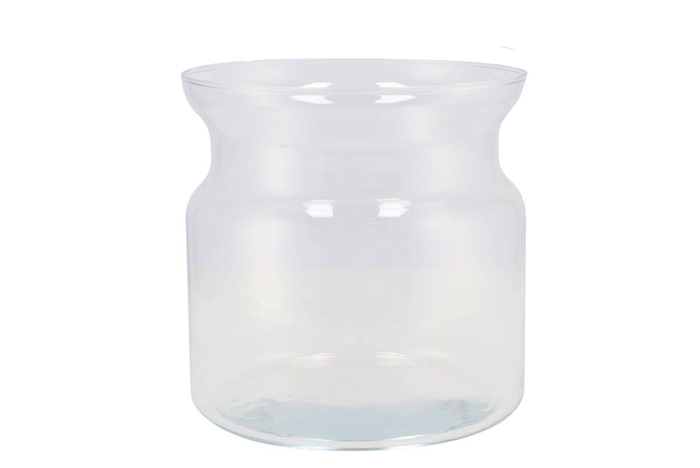 <h4>Glass Milk Bottle Vase 19x19cm</h4>