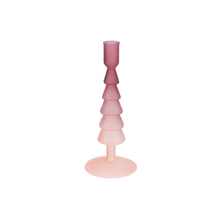<h4>Nova Sweets Pink Candle Holder Tricolor 9x9x22cm N</h4>