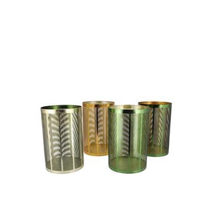Glam Majestic Green Mix T-light Cilinder Ass 12x16