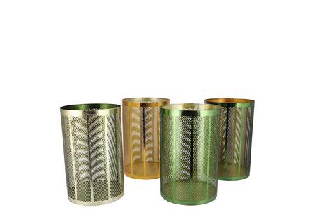 <h4>Glam Majestic Green Mix T-light Cilinder Ass 12x16</h4>