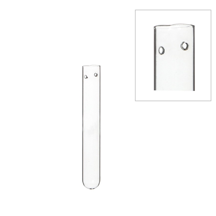 <h4>Glas Reageerbuis+2gat d01.5*15cm</h4>