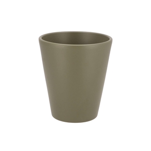 Ceramic Capers Green Matt Pot Orchid 15cm