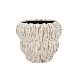 Lima White Pot Bubble 23x23x19cm