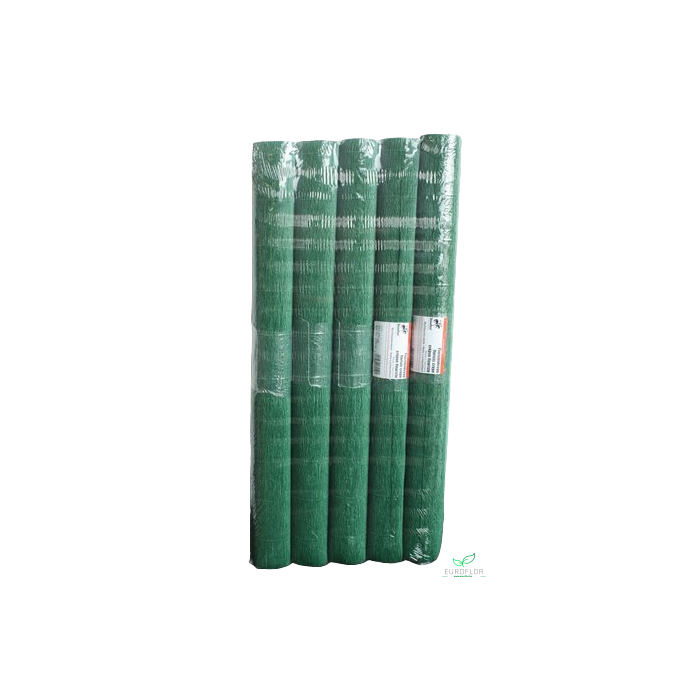 <h4>FLORISTENCREPE 50CM*2,5M DARK GREEN 5 ROLLEN</h4>