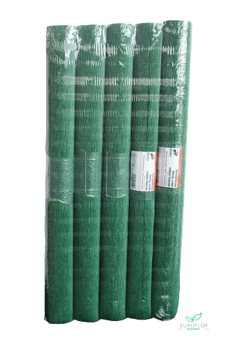 FLORISTENCREPE 50CM*2,5M DARK GREEN 5 ROLLEN