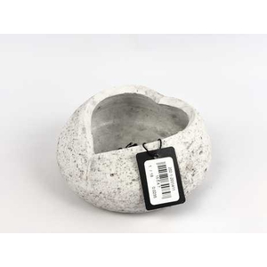 TERRACOTTA PLANTER BOB CREAM D15.5*H 7