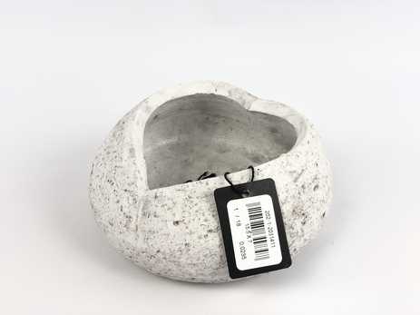 TERRACOTTA PLANTER BOB CREAM D15.5*H 7