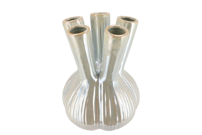 <h4>Aglio Straight Pearl Vase 19x19x25cm Nm</h4>