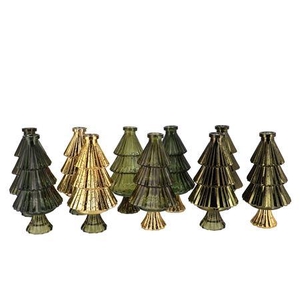 Jazz Majestic Green Vase X-mas Tree Ass 11x22cm