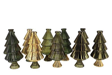 <h4>Jazz Majestic Green Vase X-mas Tree Ass 11x22cm</h4>