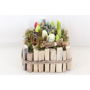 arr4 Bollenmix VL - Hout kist 4kant