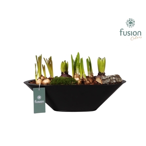 Metalen bootvorm pot met