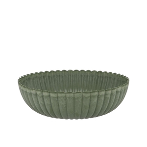 Melamine Lisa Green Bowl 25x25x9cm