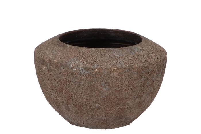 Bali Indonesian Grey Bowl D20x13cm