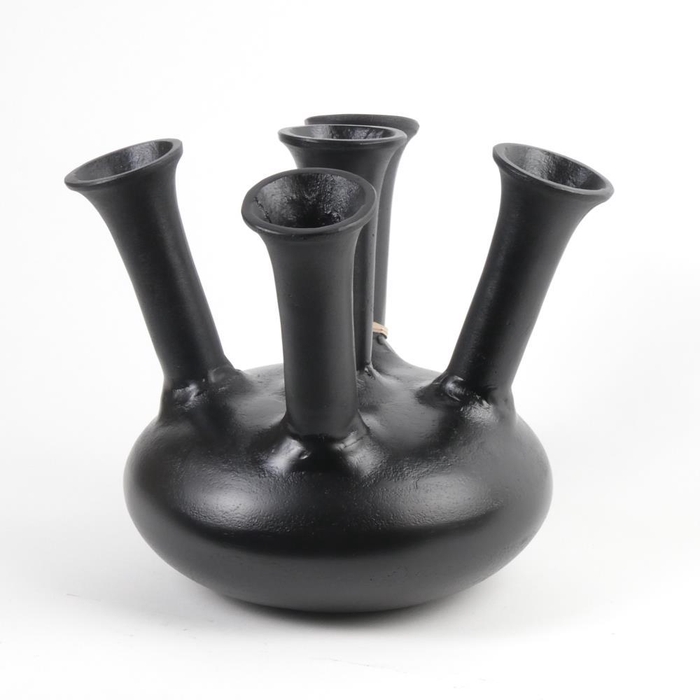 <h4>Alu Vase Black O 25cm 40635</h4>