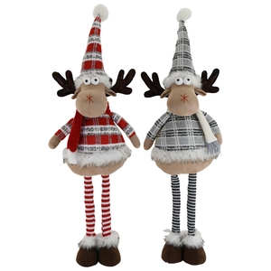 Standing Reindeer plaid coat 80cm