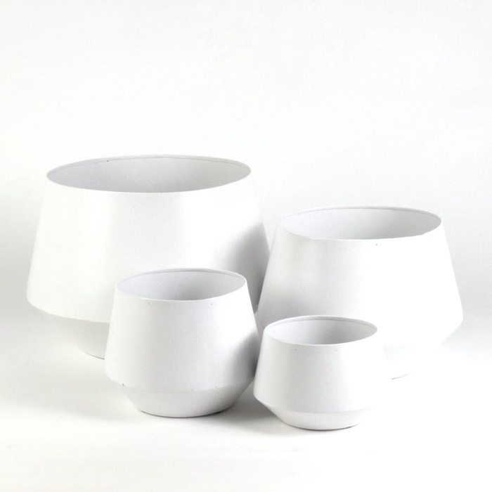<h4>Vase Metal White Texture Ø40x2</h4>