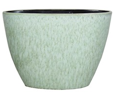 <h4>Pot Mason ovale 32x15x22cm vert menthe</h4>