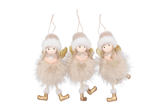 Loulou Sand X-mas Hanger Girl Ass 8x8x19cm