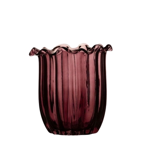Glas Vaas Lotus d19*20cm