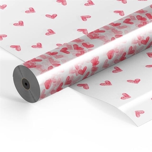 Folie rol OPP25mu 300mtr x 60cm Sketched Hearts