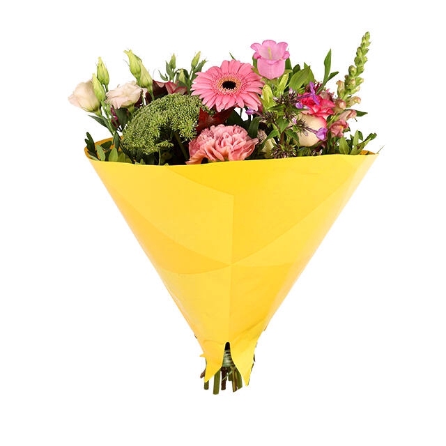 <h4>Hoes 35x35cm Angelo 45gr wit kraft Triangle geel 500/doos</h4>