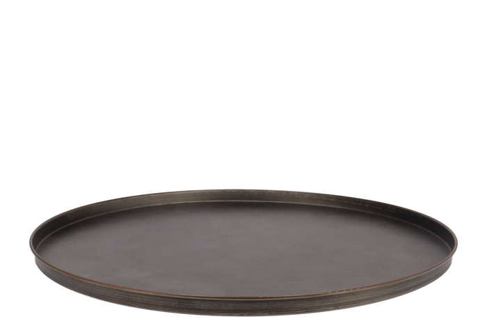 <h4>Coaster Bronze Tray Metal 46x46x2cm</h4>