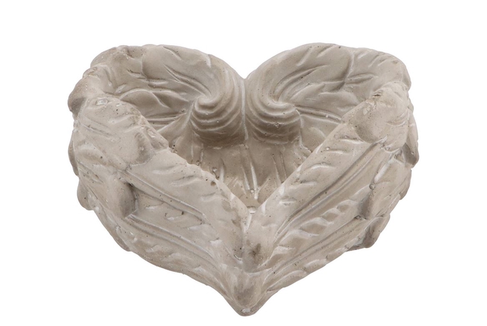 <h4>Concrete Heart Wings Grey 15x7cm Nm</h4>