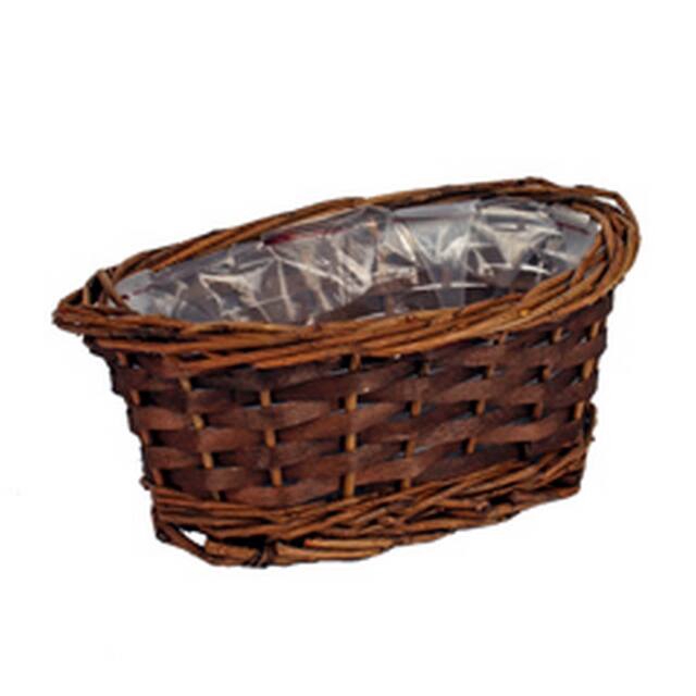 <h4>Basket Kioto woodbar L20xW12xH7.5cm brown</h4>