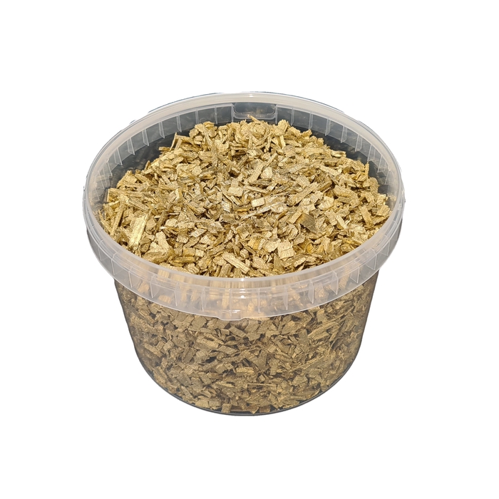 <h4>Wood chips 3 ltr bucket Gold</h4>