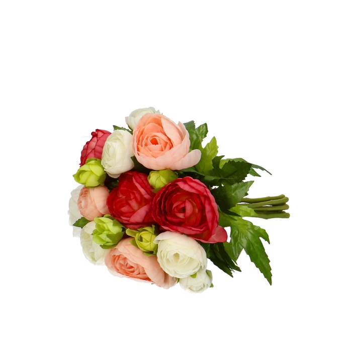 <h4>Kunstbloemen Ranunculus boeket 20cm</h4>