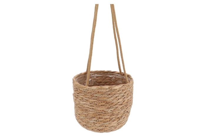 <h4>Seagrass Laos Straw Hang Brown 20x12x26cm</h4>