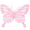 Pick Butterfly baroque 9x10cm+50cm stick pink