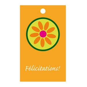 Flower cards ma Felicitations! package 20 pieces