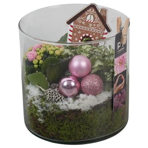 <h4>Opm Pt PTCHP3532 X-mas Pink Glas Pot</h4>
