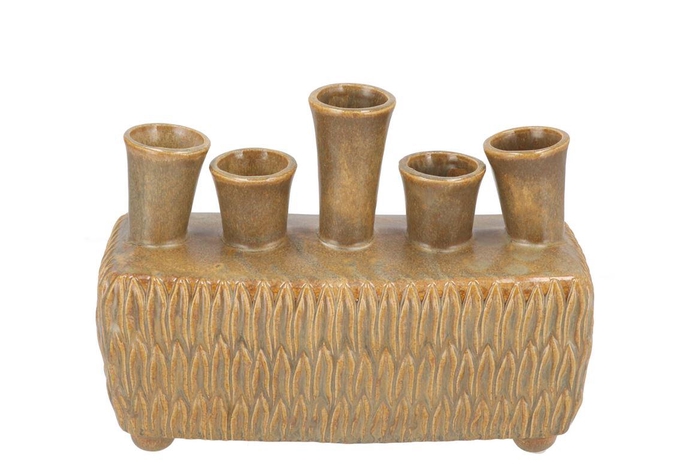 <h4>Maysa Green Vase Rectangle 26x11x19cm</h4>