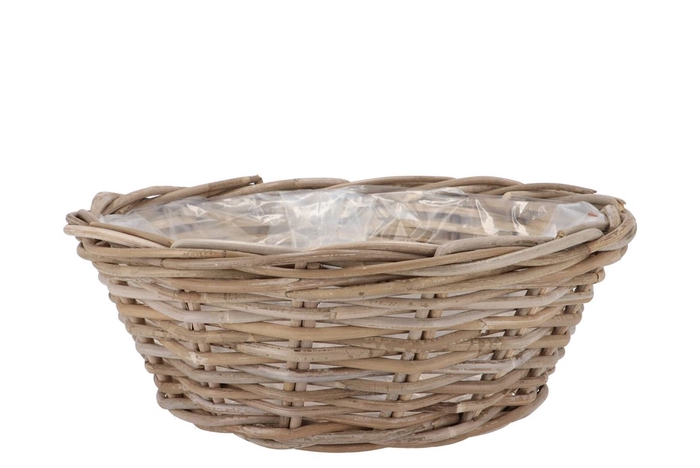 Rattan Kuboo Basket Low 40x13cm