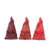 Candle Frosty Gnome Wild Red Mix 8x15cm