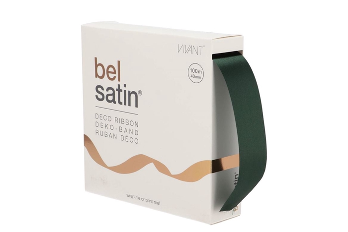 <h4>Ribbon Satin 69 Dark Green 100mx40mm P/1 Nm</h4>