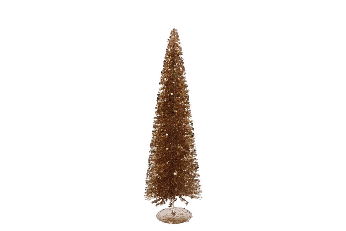 Sparkle Sequins Champagne Tree 17x50cm Nm