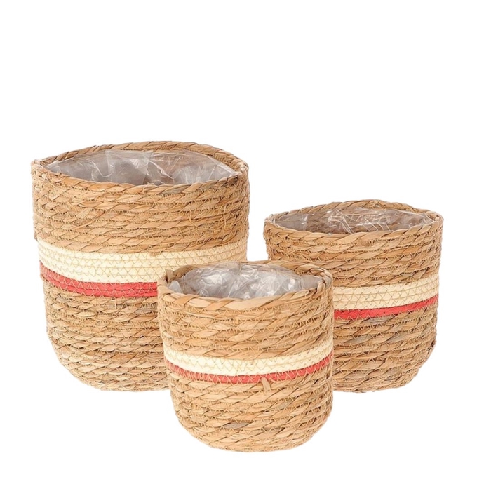 <h4>Basket sets Grove S/3 d20*20cm</h4>