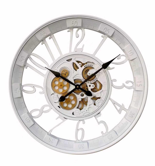 <h4>Clock Gear Ø55cm White 52680</h4>
