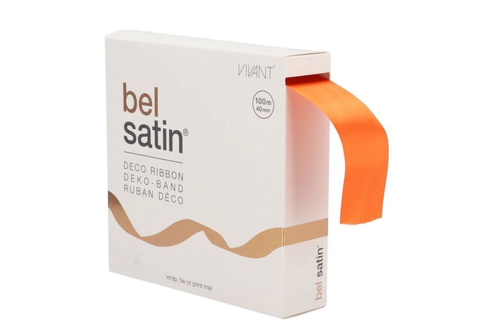 <h4>Ribbon Satin 57 Orange 100mx40mm P/1</h4>