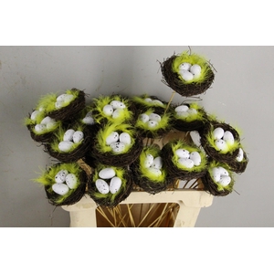 Stick Nest Salim + Eggs White