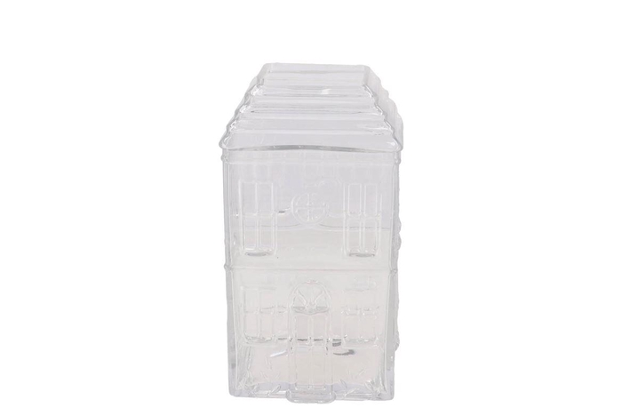 Mille Clear Vase House 14x11x25cm